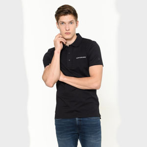 Calvin Klein pánské černé polo tričko - L (BAE)